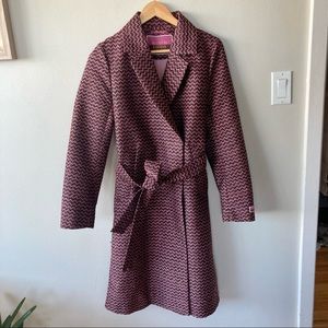 Scotch & soda long jacket. Zigzag pattern. Like new.